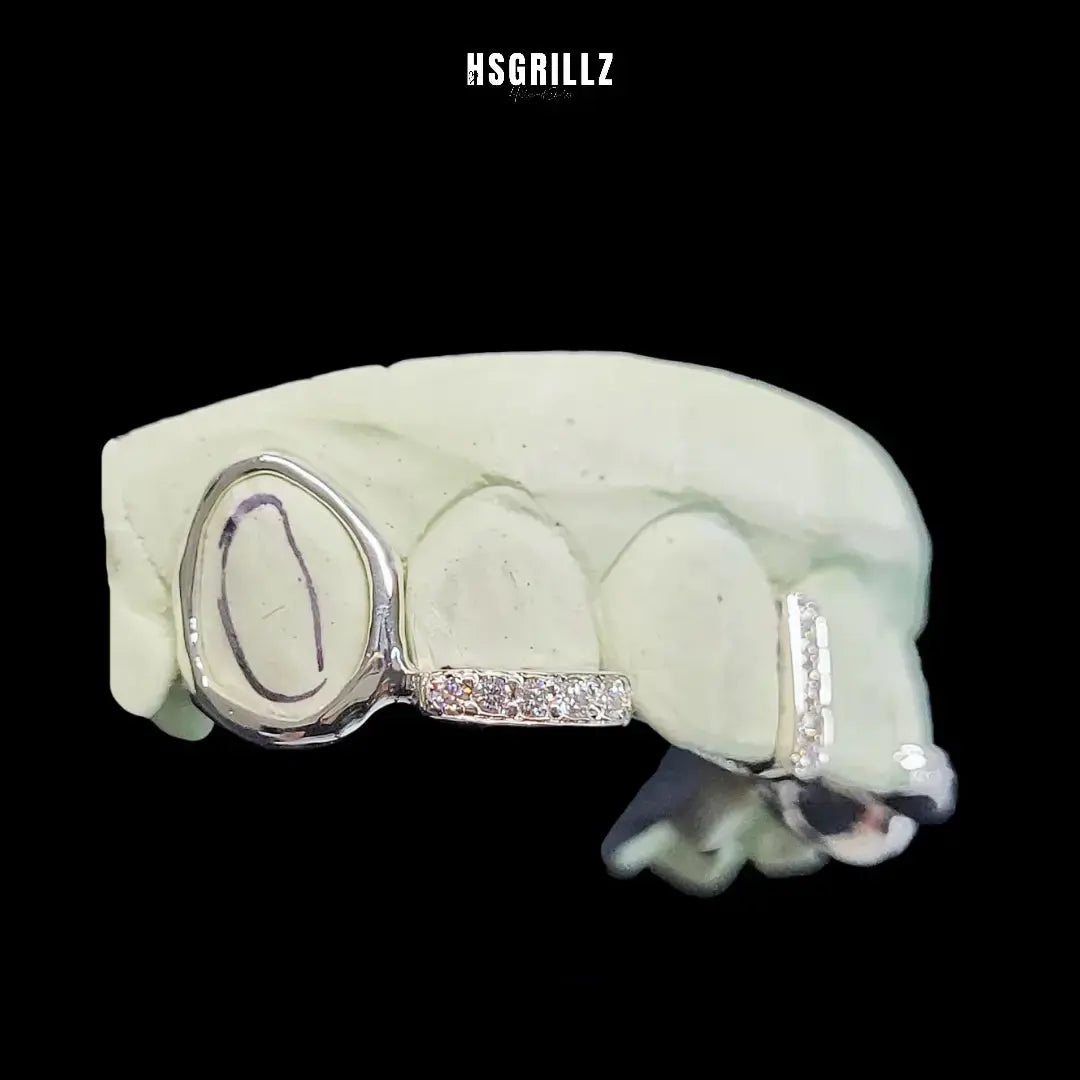 Diamond Vistora Gold Grillz Hollywood Grillz